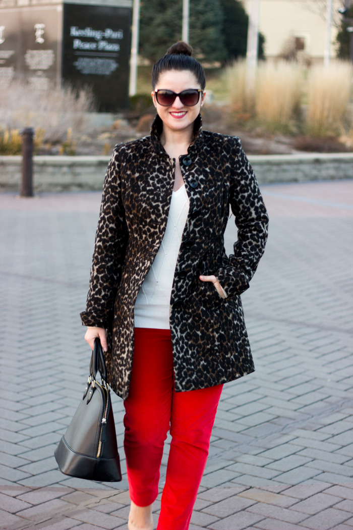 Red and Leopard Baily Lamb