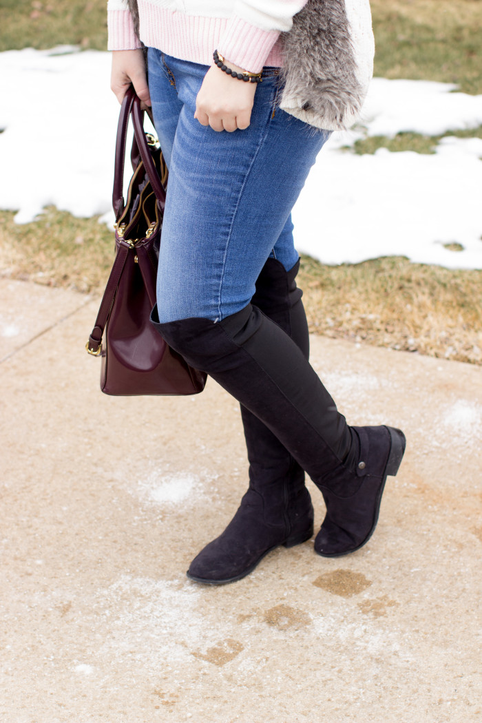 Jeans And Over The Knee Boots Baily Lamb
