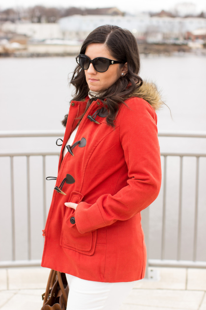 orange coat, coat for spring, light spring coat, casual look, fashion blogger, blogger style, street style, look book, outfit ideas