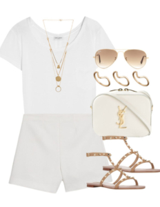All White Summer Outfit