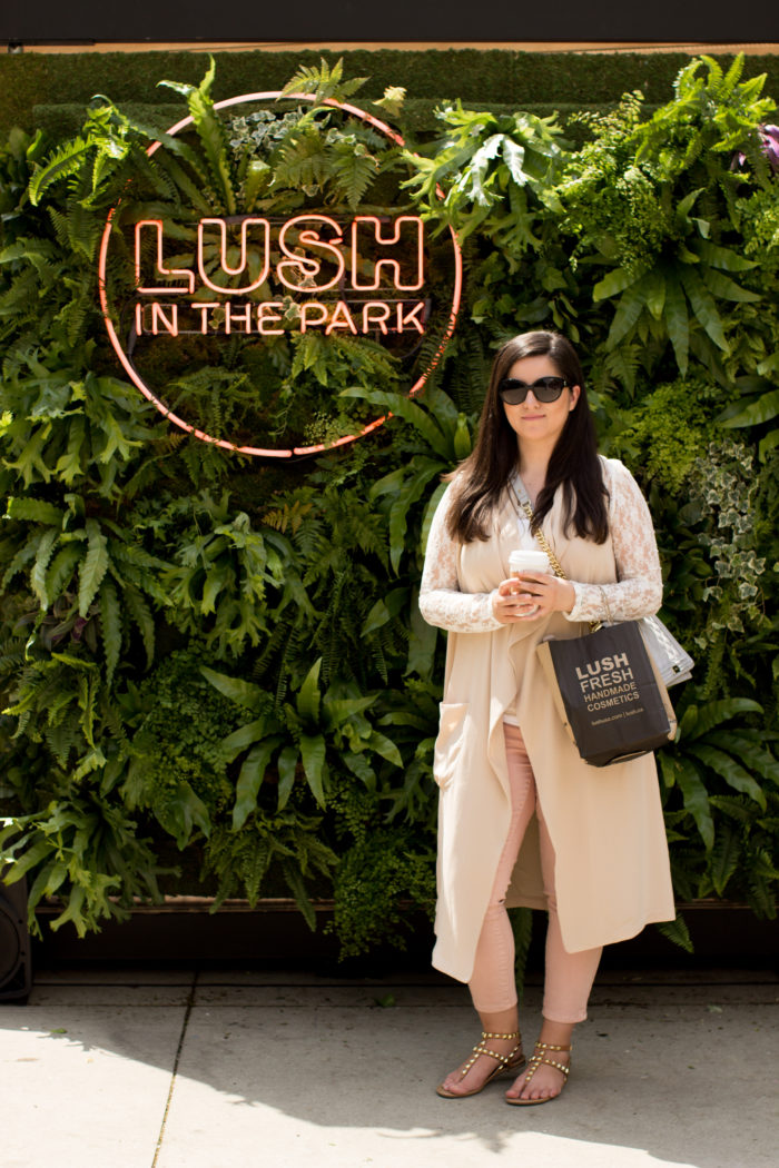 lush in the park, lush cosmetics, cruelty free cosmetics, Lush in Chicago,