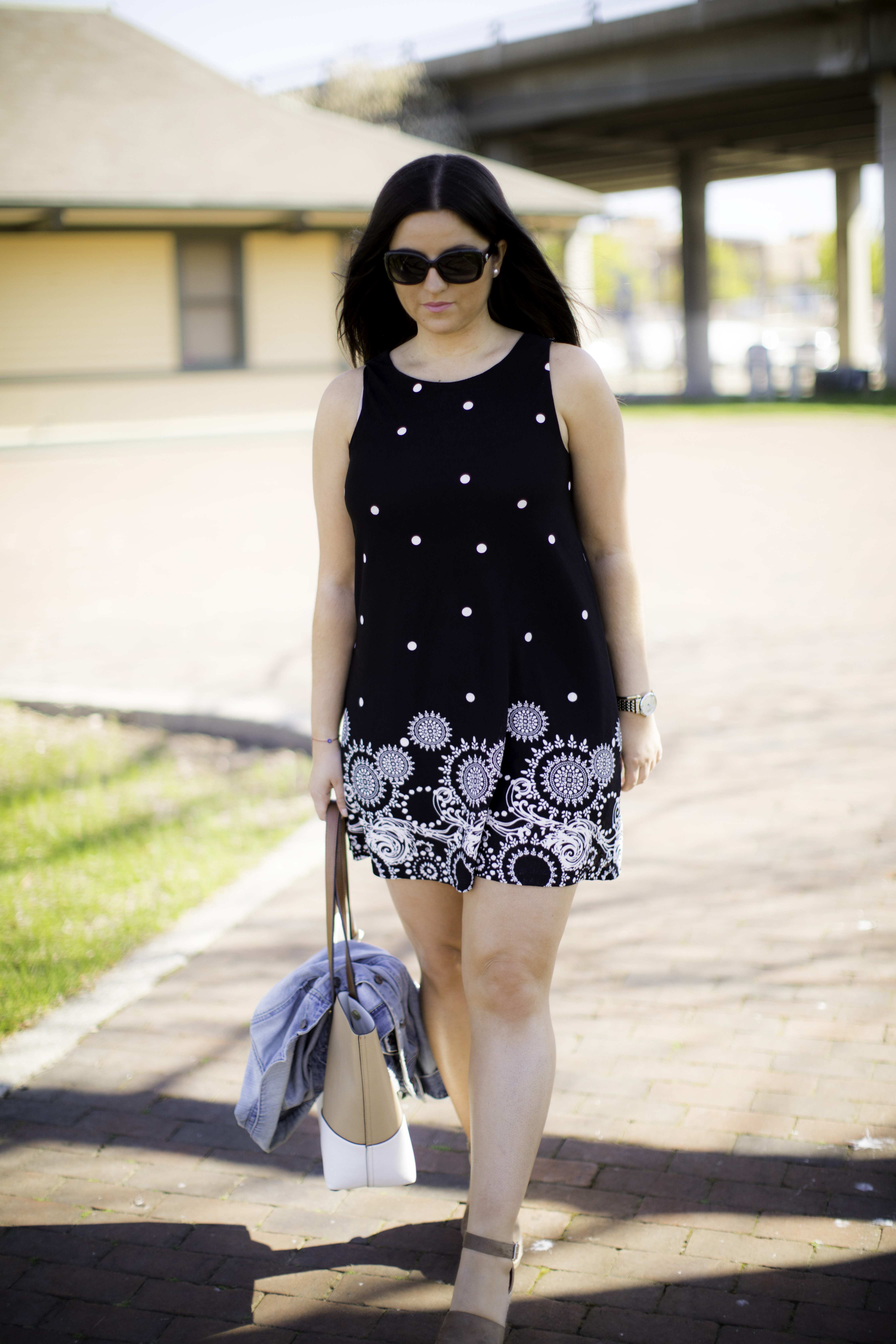 summer dress, chloe wedge dupe, baily lamb fashion blogger, chicago blogger
