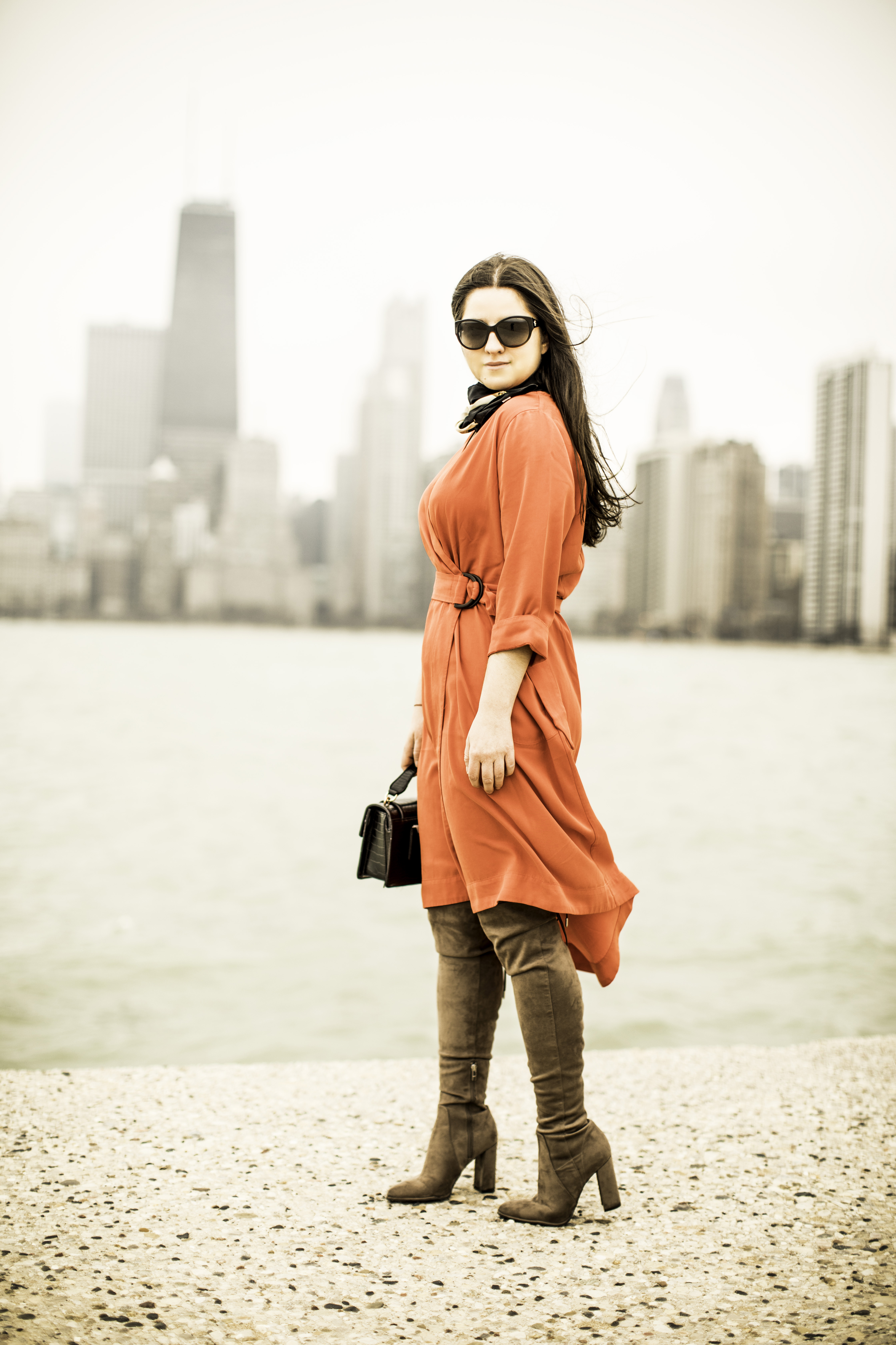 everything seems to be falling apart, perfect spring dress, soft surroundings, baily lamb, chicago blogger